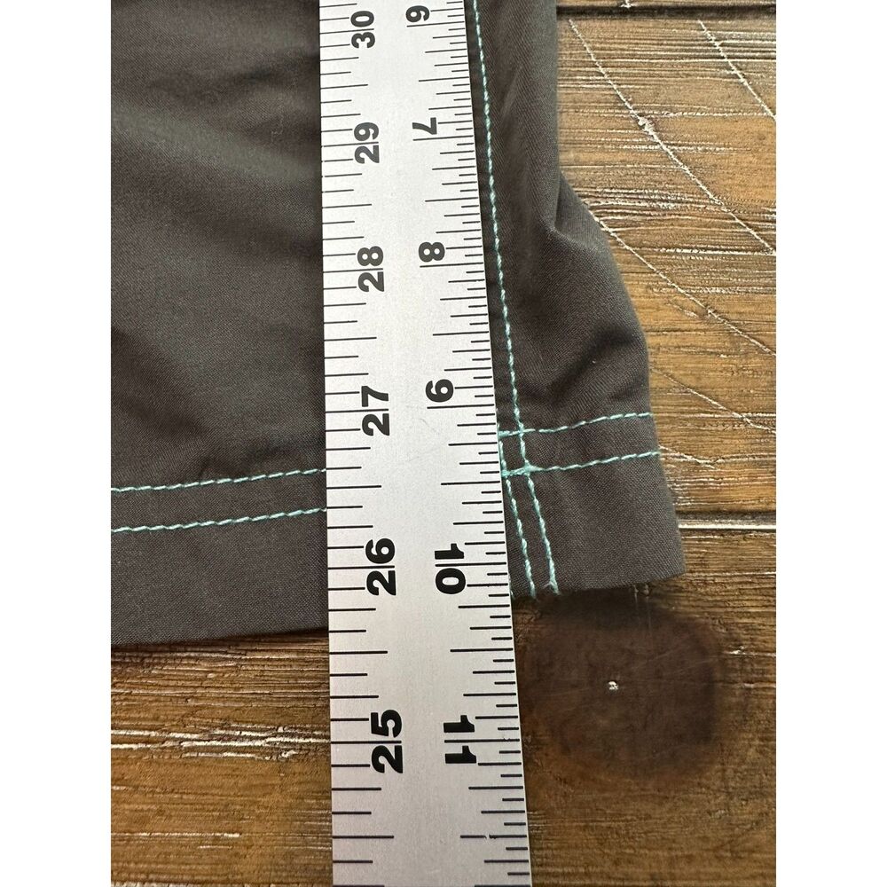 NWOT HURLEY PHANTOM GREY Board Shorts with aqua Accents Sz 34 - Picture 9 of 9